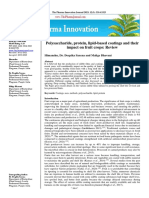 Polysaccharide, Protein, Lipid-Based Coatings and Their Impact On Fruit Crops: Review