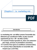 Chapitre 3: Le Marketing Mix