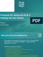 Protocols For Advanced M & V: Helping You See Clearly: Webinar April 30, 2020