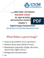 Digital Image Fundamentals - Machine Vision