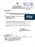 Addendum and Corrigendum To DM No 126 S 2023 Re Conduct of Reading Derby For Sy 2022-2023