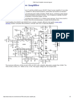 170W Class D Amplifier Schematic Diagram