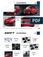 Catalogo de Accesorios Swift 2012 (Precio Público + IVA + Instalación)