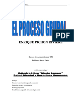 El Proceso Grupal Pichon Riviere