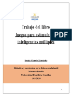 Trabajo Del Libro Juegos para Estimular Las Inteligencias Múltiples