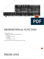 Predicates and Quantifiers