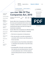 Section 186 of The Companies Act, 2013