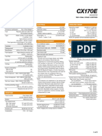 Electrical Operating Weight Engine: Tier 4 Final /stage V Certified