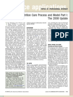 Practice Applications: Nutrition Care Process and Model Part I: The 2008 Update