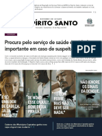 Espírito Santo: Procura Pelo Serviço de Saúde É Cuidado Importante em Caso de Suspeita de Dengue