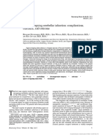 (10920684 - Neurosurgical Focus) Space-Occupying Cerebellar Infarction - Complications, Treatment, and Outcome