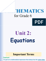 Mathematics: For Grade 6