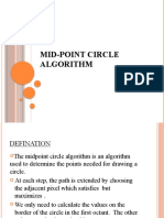 Midpoint Circle Algorithm