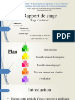 Rapport de Stage