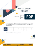 Replacement Theory: 20P204 - ASHWIN R 20P217 - Prithivirajan V 20P220 - Vijay Vignesh S 21P402 - Gurumoorthy D