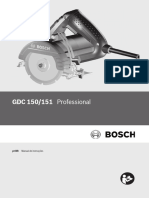 Serra Marmore Bosch GDC 150 Manual