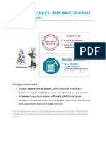 Travaux Pratiques - Biochimie Generale: Médecine-Dentisterie