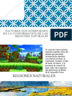 Factores Que Intervienen en La Conformación de Las Regiones Naturales