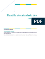 Calendario Marketing