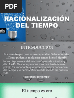 Racionalización Del Tiempo