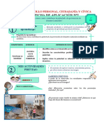 Ficha de Aplicación N°2: Propósitos de Aprendizaje