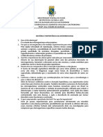 Estudo Dirigido - Importância Da Microbiologia