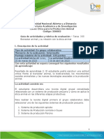 Guía de Actividades y Rúbrica de Evaluación - Unidad 2 - Tarea 3 - El Bienestar Animal y Su Relación Con La Ética Animal