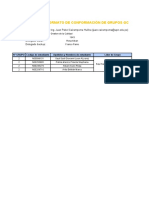 Formato de Conformación de Grupos GC