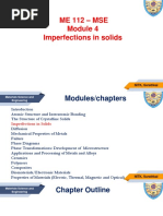 Module - 4 - Imperfection of Solids