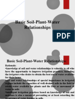 Basic Soil-Plant-Water Relationships