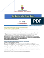 Boletin de Empleo N 356