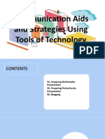 Communication Aids and Strategies Using Tools of Technology