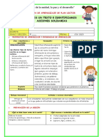 Ses-Juev-Plan Lector-Leemos Un Texto e Identificamos Acciones Solidarias