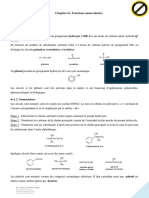 Chap 6c ALCOOLS Et Amines