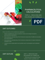 Pharmaceutical Calculations