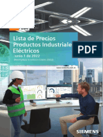 Lista de Precios Productos Industriales Eléctricos