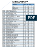 Stock y Lista La Al 20.01.2023