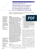 Dexmedetomidina Prevencion Delirium Postoperatorio