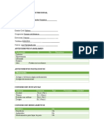 Historia Clinica Nutricional