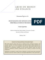 Research On Money and Finance: Discussion Paper No 16