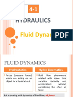 Chapter 4 - 1 Fluid Dynamics