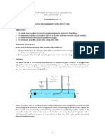 ONLINE LAB - ME LAB1 EXPT 7 FLOW MEASUREMENT PITOT TUBE MS TEAMSb