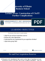 ACCT 401 LECTURE 7 - CSoFP FURTHER IMPLICATIONS