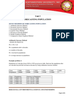 Unit 3 Forecasting Population