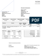 Factura: Dirección de Entrega Dirección de Facturación