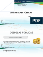 Contabilidade Pública I: Curso Bacharelado em Ciências Contábeis