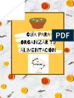 Guía para Organizar Tu Alimentación