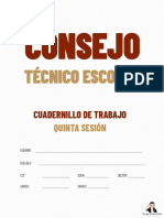 Secundaria - Cuadernillo de Trabajo de La Quinta Sesión de CTE