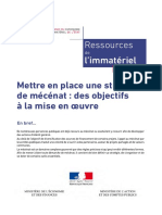 Mettre en Place Une Stratégie de Mécénat: Des Objectifs À La Mise en Œuvre