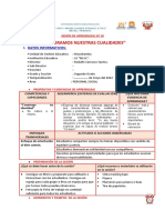 "Valoramos Nuestras Cualidades": I. Datos Informativos